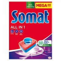  Somat All in 1 gépi mosogatótabletta 80 db 1408 g