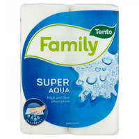  Tento Family Super Aqua háztartási papírtörlő 2 rétegű 2 tekercs