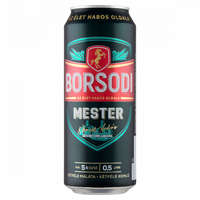  Borsodi Mester minőségi világos sör 5% 0,5 l