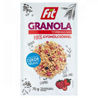  Fit többmagvas granola piros gyümölcsökkel 70 g