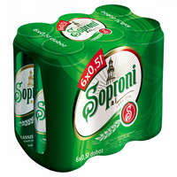  Soproni Klasszikus világos sör 4,5% 6 x 0,5 l doboz