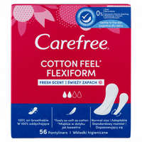  Carefree tisztasági betét Cotton Flexiform Fresh 56db