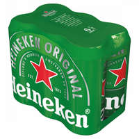  Heineken minőségi világos sör 5% 6 x 0,5 l doboz
