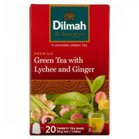  Dilmah filteres zöld tea gyömbér és licsi aromával 20 filter 30 g