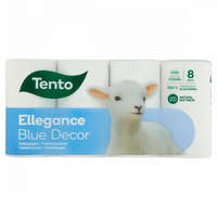  Tento Ellegance Blue Decor toalettpapír 3 rétegű 8 tekercs