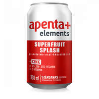  Apenta+ Elements Superfruit Splash gránátalma-acai-kékszőlő ízű szénsavas üdítőital 330 ml