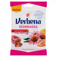  Verbena töltött keménycukorka echinacea kivonattal, mézzel, citrommal és vitaminokkal 60 g