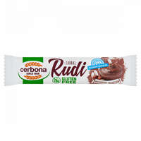  Cerbona Rudi gluténmentes zabrúd mogyorókrém töltelékkel kakaós bevonattal édesítőszerrel 30 g