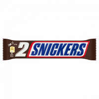 Snickers karamellás földimogyorós krémes szelet mogyoró darabokkal tejcsokoládéba 2 x 37,5 g (75 g)