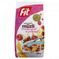 Fit ropogós müzli vörösáfonyával és málnával 200 g