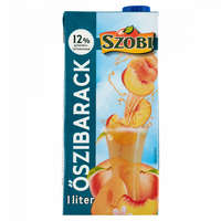 Szobi rostos őszibarack ital cukorral és édesítőszerekkel 1 l