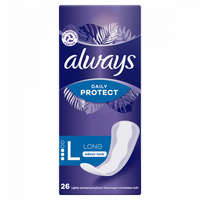 Always Daily Protect Hosszú Odour Lock Tisztasági Betét X Darabos Kiszerelés