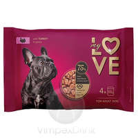 My Love alut.kutyáknak Pulykahús.4x100g