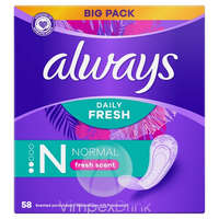 Always tisztasági betét Normal Fresh 58db