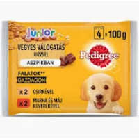Pedigree 4pack Junior csir,mar&rizs 400g