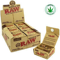 Raw RAW fehérítetlen Masterpiece Kingsize tekercs szűrőkkel 3m roll+30db szűrő