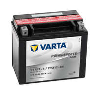 Varta Varta 12v 10ah 150A AGM motor akkumulátor bal+ YTX12-BS 510012009A514
