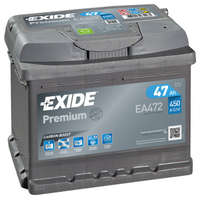 Exide Exide Premium EA472 12V 47Ah 450A Jobb+ akkumulátor