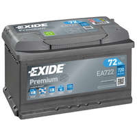 Exide Exide Premium EA722 12V 72Ah 720A Jobb+ akkumulátor