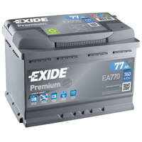 Exide Exide Premium EA770 12V 77Ah 760A Jobb+ akkumulátor