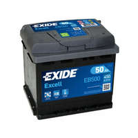 Exide EXIDE Excell EB500 12V 50Ah 450A Jobb+ akkumulátor