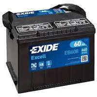 Exide Exide Excell EB608 60Ah 640A Bal+ akkumulátor