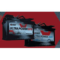 QWP QWP Ultra Power AGM Start-Stop 12V 60Ah 660A Jobb+ autó akkumulátor WEP5600AGM