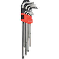 Yato YATO Torx kulcs készlet 9 részes (T10-T50) CrV hosszított YT0512