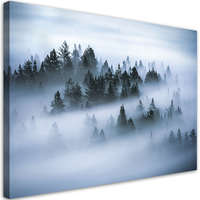  Vászonkép, Erdő a ködben - 60x40 cm