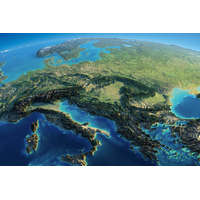 Vlies Fotótapéta - 3D Europe map - 375x250 cm