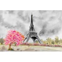  Vlies Fotótapéta - Eiffel tower painting - 375x250 cm