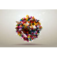  Vlies Fotótapéta - Abstract Triangle - 375x250 cm