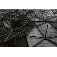  Vlies Fotótapéta - Abstract 3d rendering of black surface - 375x250 cm