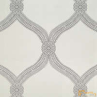  (3 szín) G21500 hímzett előkelő mintás Prémium dekor függöny R-300 cm(105)-Ecrü