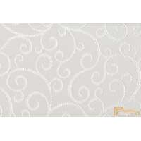  (2 szín) Rosaretto kacskaringó mintás dekor függöny R-150 cm(102)-Fehér