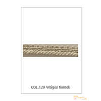 (30 szín) Zsinóros bortni - 15 mm széles 9385/129 Világos homok