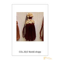 (15 szín) Függöny bojt. Kulcsbojt 10200/20/2 Bordó-drapp