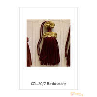 (15 szín) Függöny bojt. Kulcsbojt 10200/20/7 Bordó-arany