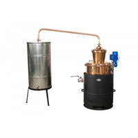 DES Vajdasági- DES pálinkafőző 100 L elektr. keverőmotorral, bilincses zárással, leeresztő csappal, 200 L hűtővel + 120.000 Ft értékű wellness utalvány