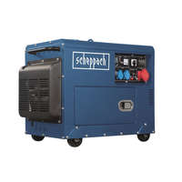 Scheppach Scheppach SG 5200 D dízel áramfejlesztő AVR szabályozással 5000 W/3 fázis,418cm3,+ajándék 120.000Ft értékű****wellness utalvány