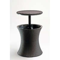 Keter Cool Bar Rattan kerti asztal, whiskey barna szín