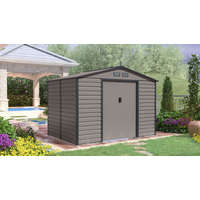 G21 Kerti ház, Szerszámtároló, 277 x 191 cm, acéllemez, GAH 529 szürke, +ajándék 80000Ft értékű****wellness utalvány