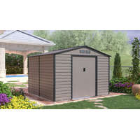 G21 Kerti ház, Szerszámtároló, 277 x 255 cm, acéllemez, GAH 706 szürke, +ajándék 80000Ft értékű****wellness utalvány