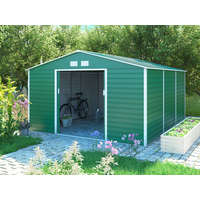 G21 Kerti ház, Szerszámtároló, 340 x 383 cm, acéllemez, GAH 1300 zöld, +ajándék 80000Ft értékű****wellness utalvány