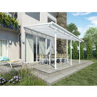 Palram Palram Sierra 5400 fehér 3 x 5,46 pergola, terasztető (546x286cm) akár összeszereléssel is +ajándék 80000Ft értékű**** wellness utalvány