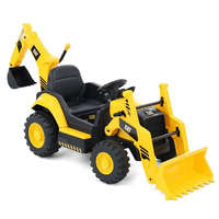 Akkumulátoros Gyermek Rakodógép HECHT CAT BACKHOE Yellow/sárga