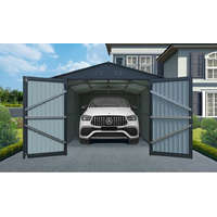 Riwall PRO RMCG 20x10 Fém Garázs, Szerszámtároló, 3 x 6 m, nyeregtetővel (antracit) +ajándék 120000Ft értékű****wellness utalvány