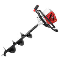 DEDRA DED8809 Benzines talajfúró, földfúró, 2 ütemű, 52 cm3, 2 LE, 100, 150, 200 mm-es fúrószárral +ajándék 80000Ft értékű****wellness utalvány