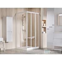 Ravak Ravak SUPERNOVA ASDP3+APSS 80x75 cm-es tolóajtós zuhanykabin fix oldalfallal,fehér/transparent 00V401R2Z1SET80APSS75