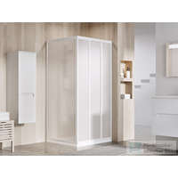 Ravak Ravak SUPERNOVA ASDP3+APSS 90x80 cm-es tolóajtós zuhanykabin fix oldalfallal,fehér/pearl 00V701R211SET90APSS80
